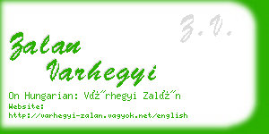 zalan varhegyi business card